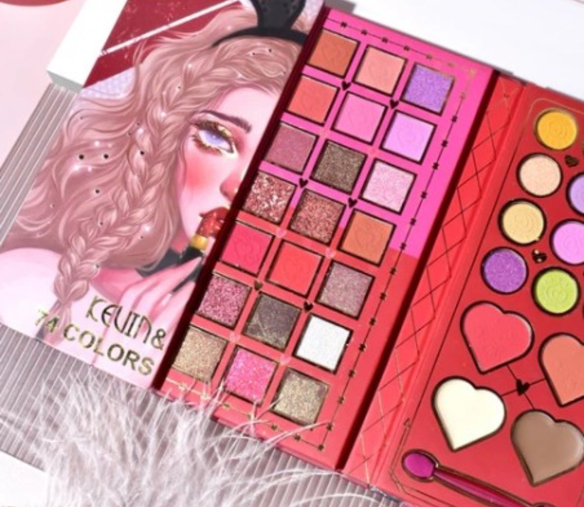 PALETTE MAGIC GLAM 74 COULEURS KEVIN & COCO